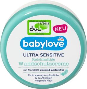 babylove Wound protection cream ultra sensitive, 150 ml