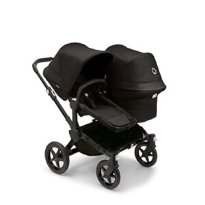 Bugaboo Donkey 5 Complete Mono & Duo Stroller – Convert Your Single into a Double Stroller – Midnight Black