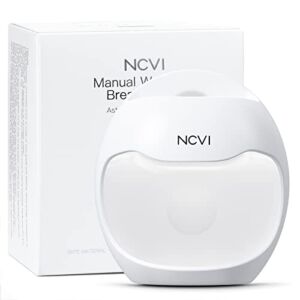 NCVI Manual Wearable Breast Pump | Breastmilk Collector, Hands-Free & Portable, Natural Expression, Breast Feeding Essentials | Astronaut Series, 1pc