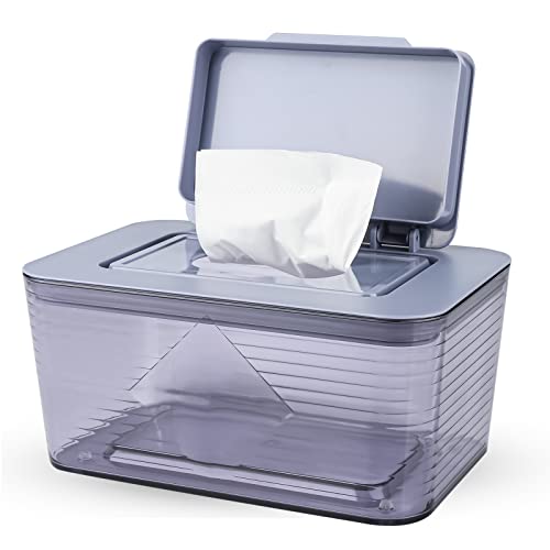 HSWT Baby Wipes Dispenser Wipe Holder – Larger Capacity Wet Wipe Dispenser Box Wipes Container for Bathroom Keep Wipes Moist and Fresh | The Storepaperoomates Retail Market - Fast Affordable Shopping