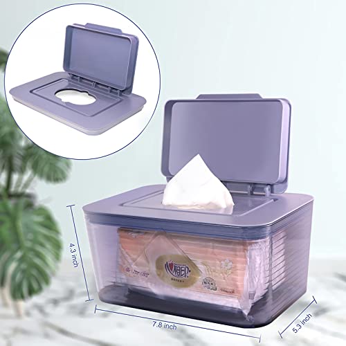 HSWT Baby Wipes Dispenser Wipe Holder – Larger Capacity Wet Wipe Dispenser Box Wipes Container for Bathroom Keep Wipes Moist and Fresh | The Storepaperoomates Retail Market - Fast Affordable Shopping