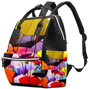 Colorful Diaper Bag Backpack Baby Nappy Changing Bags Multi Function Large Capacity Travel Bag