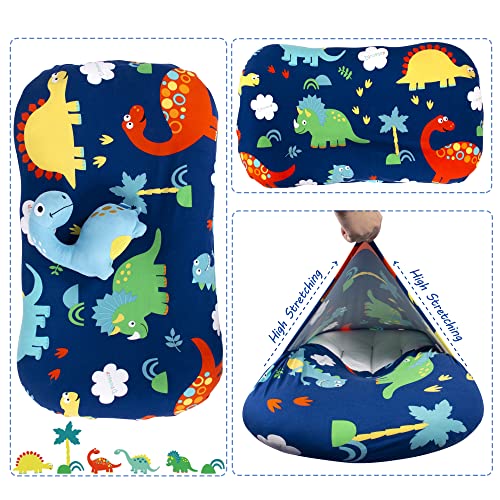 Baby Car Seat Canopy and Newborn Lounger Cover – Blue Dinosaur Baby Padded Loungers Cover and Car seat Cover for Girls & Boys | The Storepaperoomates Retail Market - Fast Affordable Shopping