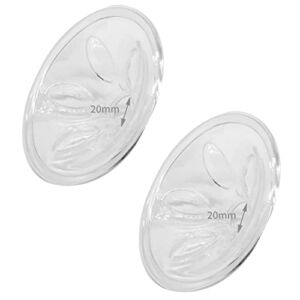 Begical Silicone Flange Cushions Insert 20mm Compatible with Spectra/Medela 24mm and Ameda 25mm Shields/Flanges Replace Flange Inserts Spectra Breastpump Parts Reduce 24mm to 20mm 2pc
