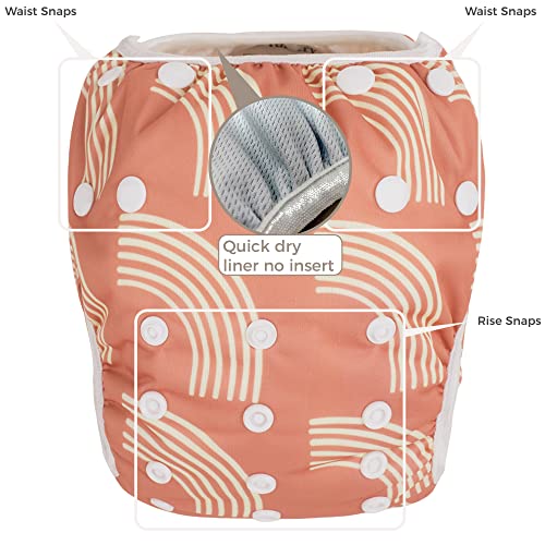 Reusable Swim Diapers and Wet Bag – One Size Fully Adjustable by Nora’s Nursery | The Storepaperoomates Retail Market - Fast Affordable Shopping