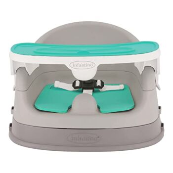 Infantino Grow-with-Me 4-in-1 Two-Can-Dine Deluxe Feeding Booster Seat, Space-Saving Design, Infant Booster for 6M+, Toddler Seat for 3Y+ | The Storepaperoomates Retail Market - Fast Affordable Shopping