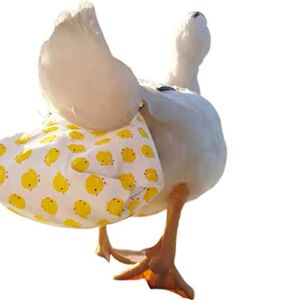 HEZHUO Duck Diapers, Chicken Diapers, Special Diapers for Poultry, Chicken, Duck and Goose Waterproof, Adjustable, Washable and Reusable Diapers (0.2kg-o.25kg)