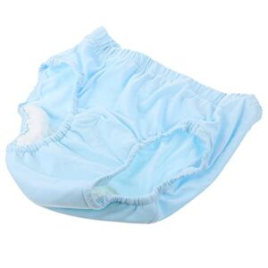 Cabilock Reusable Adult Diaper Cotton Adult Nappy Leakfree Washable Adult Underwear Elderly Diapers Briefs Elderly Disability Disabled Diapers XXL