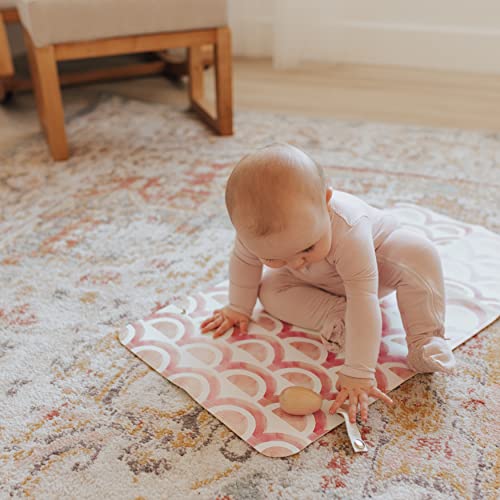 Sunshine and Poppy Vegan Leather Baby Changing Mat – Diaper Changing Mat, Wipeable Changing Pad, Travel Friendly, Portable, Foldable Changing Pad for Babies or Toddlers | The Storepaperoomates Retail Market - Fast Affordable Shopping