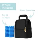 Zomee Zipper Cooler & Travel Bag with Ice Pack Included | The Storepaperoomates Retail Market - Fast Affordable Shopping