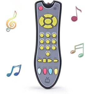 Baby Toys for 1 Years Old Boys Girls TV Remote Control Toys 6 12 18 Months Early Education Toys with Musical Light for 1st Birthday Gifts Kids Age 1 2 Years Old