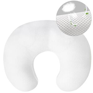Nursing Pillows for Breastfeeding and Positioner Breathable, 3D Air Mesh Breastfeeding Pillow for Mom, Machine Washable, Not Stuffy, Baby Nursing Pillow, Awake Time Only
