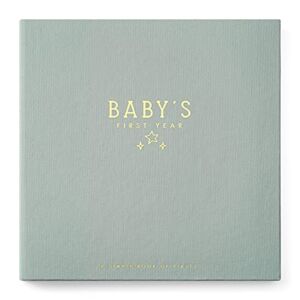 Lucy Darling Celestial Skies Theme Luxury Baby Memory Book – First Year Journal Album Photo Book To Capture Precious Memories – Keepsake Pregnancy Baby Record Book For Boy Or Girl