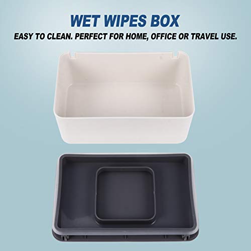 DOITOOL 1pc Wet Wipe Storage Box Plastic Tissue Case Wet Wipes Dispenser Holder with Lid Wet Wipe Dispenser Holder | The Storepaperoomates Retail Market - Fast Affordable Shopping