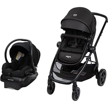 Maxi-Cosi Zelia² 5-in-1 Modular Travel System, Midnight Black | The Storepaperoomates Retail Market - Fast Affordable Shopping