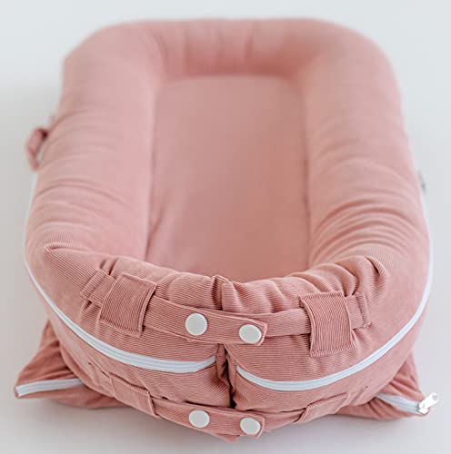 Lounger Cover by Sofia Amber – Cover ONLY for DockAToT and Sleepyhead Deluxe + Docks – Baby nest Sleep Pod Replacement Extra Cover – Pink | The Storepaperoomates Retail Market - Fast Affordable Shopping