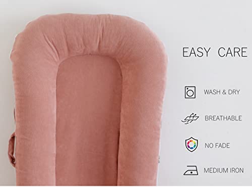 Lounger Cover by Sofia Amber – Cover ONLY for DockAToT and Sleepyhead Deluxe + Docks – Baby nest Sleep Pod Replacement Extra Cover – Pink | The Storepaperoomates Retail Market - Fast Affordable Shopping