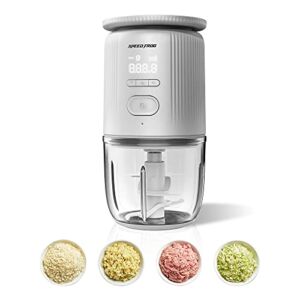 Baby Food Maker | Baby Food Processor with Kitchen Scale, Wireless Portable Food Chopper Electric, Suitable for Meat, Vegetables, Fruits, Spices, Baby Food (300ML)