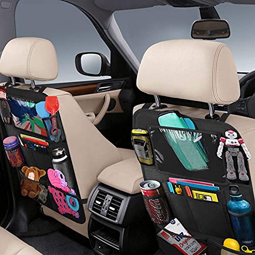 DevSatya Backseat Car Organizer Kick Mats back seat storage bag and 9 Storage Pockets, Travel Accessories for Kids,Toddlers(2 Pack)… | The Storepaperoomates Retail Market - Fast Affordable Shopping