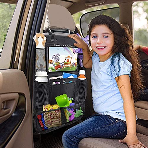 DevSatya Backseat Car Organizer Kick Mats back seat storage bag and 9 Storage Pockets, Travel Accessories for Kids,Toddlers(2 Pack)… | The Storepaperoomates Retail Market - Fast Affordable Shopping