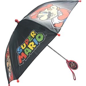 Happy Toys Super Mario Bros Kids Umbrella, Muticolor