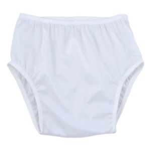 InControl – Waterproof Silence Pant – Diaper Cover (White) (Youth (XXS))