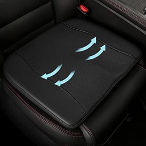 Moonase Car Seat Cushion, Memory Foam Driver Booster Seat Cushion for Sciatica & Lower Back Pain Relief, Heightening Seat Cushion for Car, Truck, Office Chair