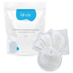 Kiinde Expressions Breast Pads for Breastfeeding | Disposable Nursing Pads for Postpartum Nipple Relief and Overnight Protection for Mom 100 Pack