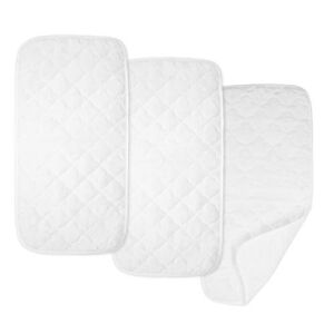 TL Care Ultra Soft Quilted Waterproof Changing Table Pad Liners, 11.5″ x 23″ 3Count