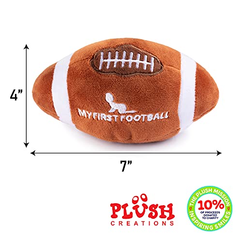 Plush Baby Football Rattle | Learning Content | Great Gift for Baby and Toddler Girls or Boys | 0-36 Months | The Storepaperoomates Retail Market - Fast Affordable Shopping