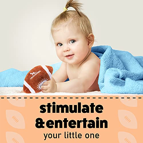 Plush Baby Football Rattle | Learning Content | Great Gift for Baby and Toddler Girls or Boys | 0-36 Months | The Storepaperoomates Retail Market - Fast Affordable Shopping