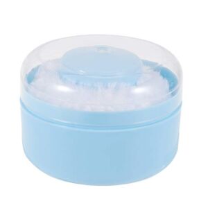 2pcs Fluffy Body Powder Case Talcum Powder Puff Container Kits with Powder Puff for Baby Infant