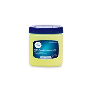 MED PRIDE Pure White Petroleum Jelly Tub 8 OZ – Effective Skin Protectant for Dry Skin, Rashes, Minor Burns & Wounds- Powerful Moisturizer for Chapped Lips, Dry Hands, Chaffed Skin & Diaper Rash