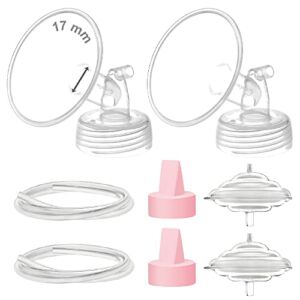 Maymom Pump Part Compatible with Spectra S2 Spectra S1 9 Plus Breastpump Replace Spectra Pump Part Replace Spectra S1 Accessories Spectra Flange Spectra Duckbill Valve (Flange 17mm Pink Valve)