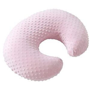 Minky Dots Nursing Pillow Cover, Case Plush Breathable Breastfeeding Pillow Slipcover Fits Nursing Pillow, Super Soft Snug Positioners for Baby Boy Baby Girl (Light Pink)