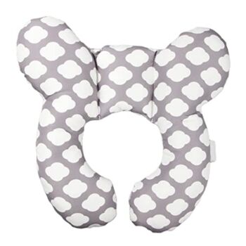 Eioflia Baby Neck Support Cushion, Baby Travel Pillow Infant Head and Neck Support Pillow U-Shaped Sleeping Pillow for Car Seat, Baby Stroller, Suitable for 0-1 Years Old Baby, Cloud | The Storepaperoomates Retail Market - Fast Affordable Shopping