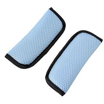 BYBYCD Baby Shoulder Belt Pad Breathable Creative Infant Stroller Accessories Infant Stroller Cushion(Light Blue) | The Storepaperoomates Retail Market - Fast Affordable Shopping