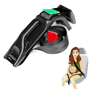 Pregnancy Bump Strap,Seat Adjuster for Mother – Seat Bump Strap for Women Protect Belly – Prevent Compression of Abdomen (Black)