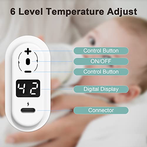 Portable Bottle Warmer, PUIDSELLY Baby Milk Heat Keeper with LCD Display, USB Warmer Bottle for Car Travel, Bottles Warmers on The go（Green） | The Storepaperoomates Retail Market - Fast Affordable Shopping