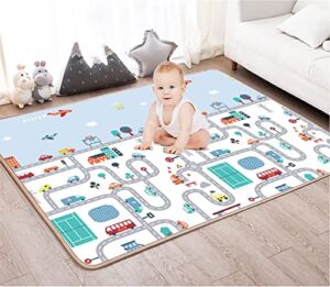 Baby Play Mat, Reversible Foam Playmat, 59″x70″ Toddlers Infants Crawling Mat, Kids Activity Mats for Floor, Non-Slip Double Sided