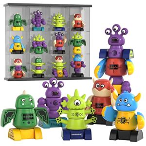 TEMI Magnetic Robot Toy for Kids 3-5 Years Old – Monster Magnetic Blocks Stacking Transform Toys for Kids with Storage Box, Set for Kids Age 3 4 5 6 7 Years Old Boys, Christmas & Birthday Gift
