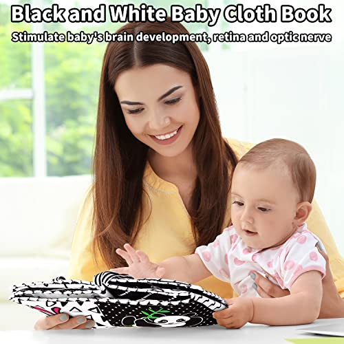 Classyideas Baby Toys, Black and White High Contrast Soft Book Newborn Toys for 0-6 6-12 Months, Tummy Time Sensory Toys for Infant Boys Girls Early Education Toys, Toddler Activity Book Toy Gifts | The Storepaperoomates Retail Market - Fast Affordable Shopping