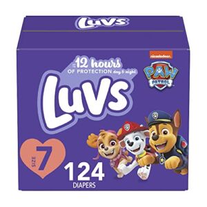 Luvs Pro Level Leak Protection Diapers Size 7 124 Count Economy Pack