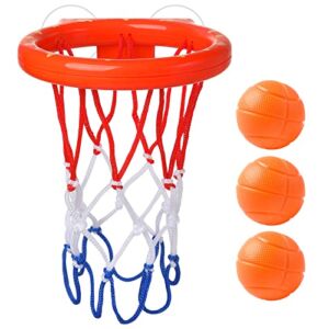 Bath Toys for Kids Ages 3-8,Kids Basketball Hoop Bath Toys for Toddlers Age 3-7 Toddler Bath Toys Gifts for 3-6 Year Old Boys Girls
