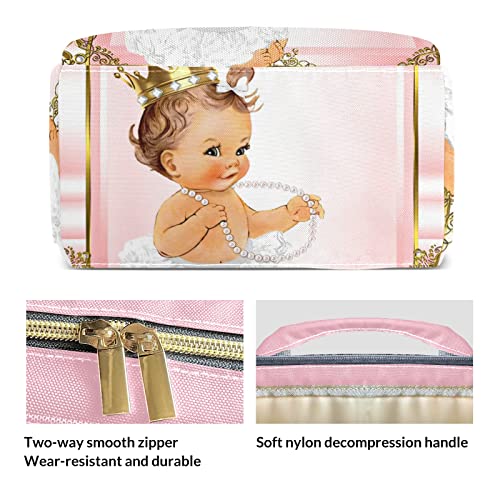 Personalized Pink Gold Cute Baby Diaper Bag Backpack with Name Custom Nappy Mommy Bags for Baby Girl Boy Gifts | The Storepaperoomates Retail Market - Fast Affordable Shopping