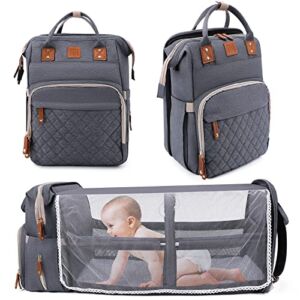 LMAIVE Diaper Bag, Diaper Bag Backpack, Diaper Backpack, Diaper Bag with Changing Station, Baby Bags for Boys, Baby Bag with Changing Station, 3 in 1 Backpack Diaper Bags for Baby Boy Girl