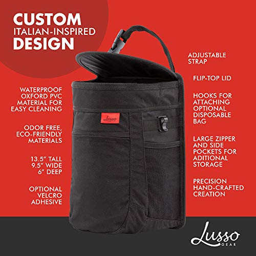 Lusso Gear “Toddler Travel Time” Bundle – Black – Kids Travel Tray, Back Seat Organizer, Car Seat Organizer, Car Trash Can | The Storepaperoomates Retail Market - Fast Affordable Shopping