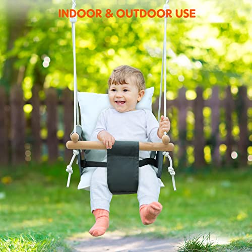 Hapfan 2 in 1 Baby Jumper and Toddler Swing with Stand, Swing Set for Toddler | The Storepaperoomates Retail Market - Fast Affordable Shopping