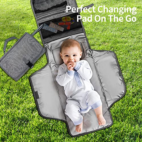 Baby Changing Pad, Portable Diaper Changing Pads, Boy Girl Travel Camping Newborn Essential Waterproof Changing Table Mat, Baby Shower/Registry Gifts for Mom | The Storepaperoomates Retail Market - Fast Affordable Shopping