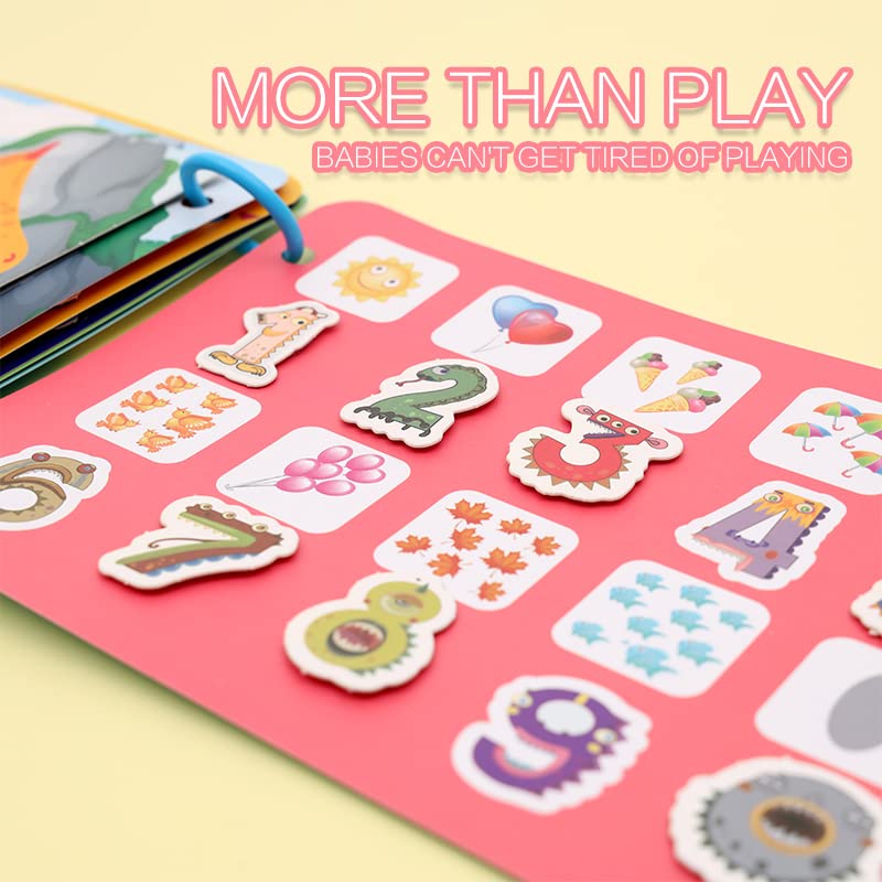 Quiet Book for Toddlers 3+, Montessori Interactive Toys Busy Book for Kids Develop Learning Skills (Tiny Style – Way of Thinking) | The Storepaperoomates Retail Market - Fast Affordable Shopping
